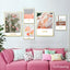 Nordic Poster Feather Wall Pictures For Living