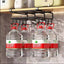 Kitchen Hanging Organizer Rack with Hooks Under Cupboard Paper Towel Rags Hanger Cutting Board Pot Cover Holder Storage Shelf