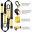 Resistance Bands Set with Handles Door Anchor Home Workout Equipment for Women Men Bodyweight Fitness Training Kit