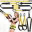 Resistance Bands Set with Handles Door Anchor Home Workout Equipment for Women Men Bodyweight Fitness Training Kit