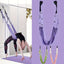 Yoga Stretch Strap Aerial Pilates Fitness Training Band Women Hammock Stretch Trainer with Door Anchor Gym Belt for Home Gym Use