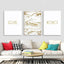 Xoxo Print Love Quotes Canvas Painting Marble Gold